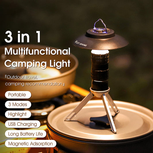 Camping Light, Household Led Light, Camping Tent Light, Portable Magnetic Suction Emergency Flashlight