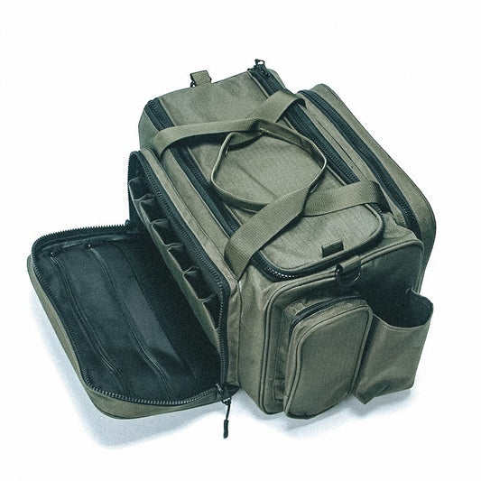 Outdoor camping picnic bag outdoor tableware storage tactical compartment sundries portable shoulder bag