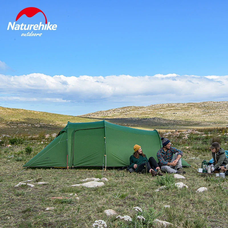 Naturehike Camping 3 Personen Zelt wasserdicht im Freien ultraleichte 4 Saison Zelt 2 Personen Zelt