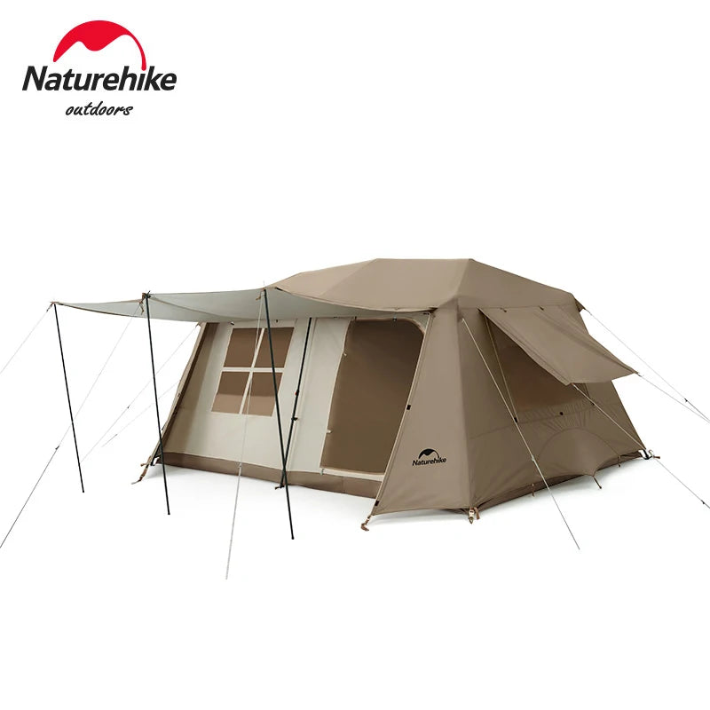 Nature hike village13 ㎡ automatisches Zelt Outdoor Camping Luxus wasserdichter Sonnenschutz exquisite zwei Schlafzimmer eins leben