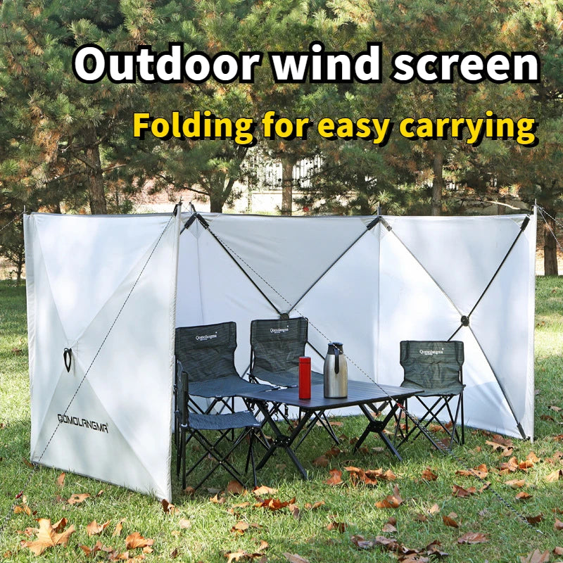 Neue Outdoor-Camping große Windschutz scheibe Panel Spleißen Zaun Array Vorhang Vorhang Camping wind dichten Schild Stoff fb heiß