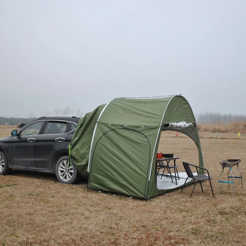 Outdoor-Geländewagen Heck zelt Fahrrad lager Zelt Camping Wandern Mehrzweck große wasserdichte Baldachin Sonnenschutz Auto Kofferraum Zelt