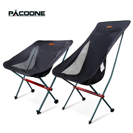 Pacoone Travel Ultralight Folding Chair Detachable Portable Moon Chair