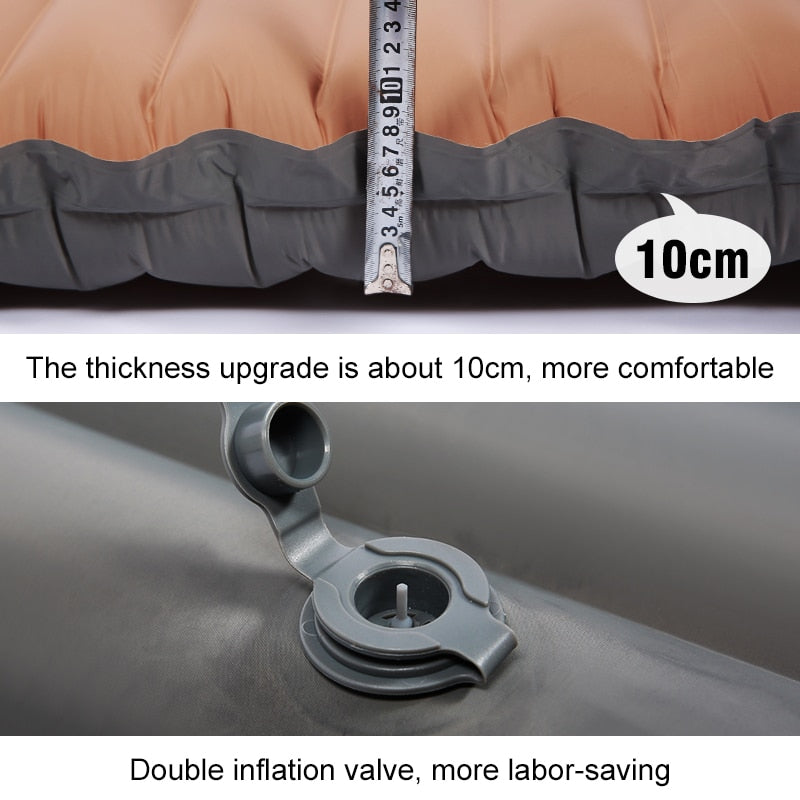 Ultralight Self-inflating Air Mattress Widen Sleeping Pad Splicing